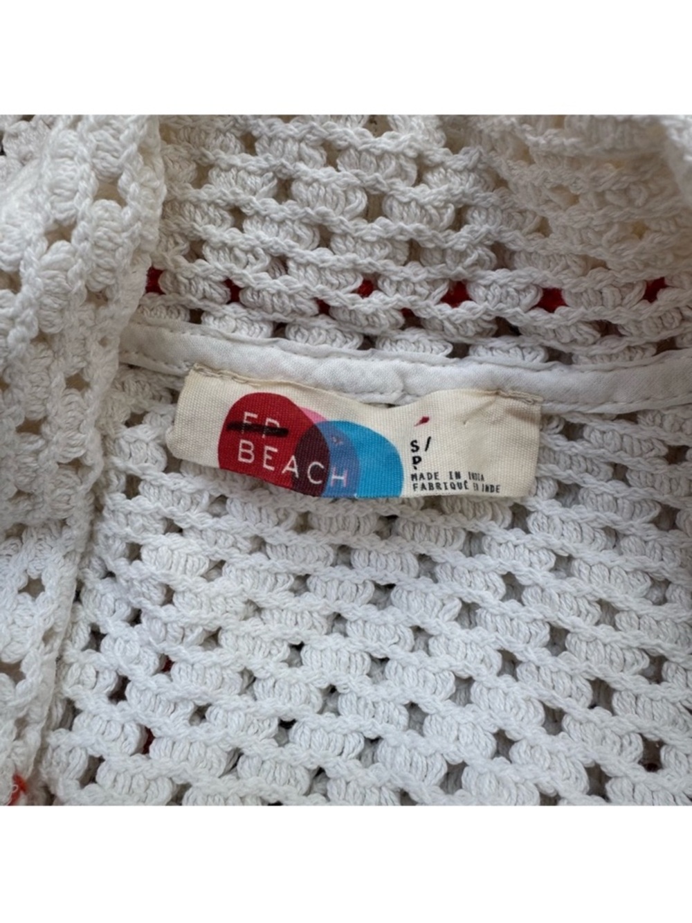 NWT Free People Cabana Crochet Knit Two-Piece Shorts Set Cream Small - Picture 10 of 15